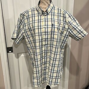 Barbour short sleeve button up shirt size XL
